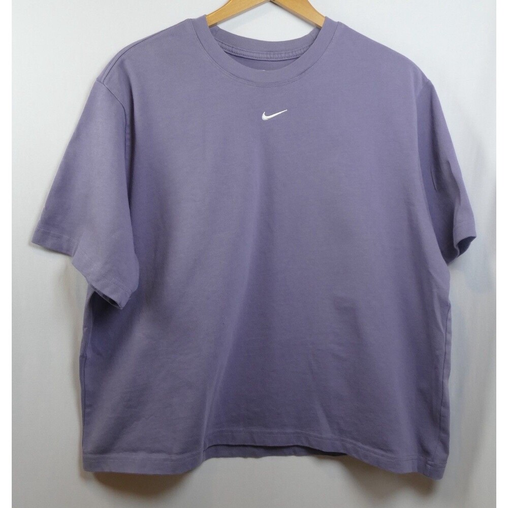 Nike The Nike Tee XL Purple Lavender 100% Cotton Loose Fit